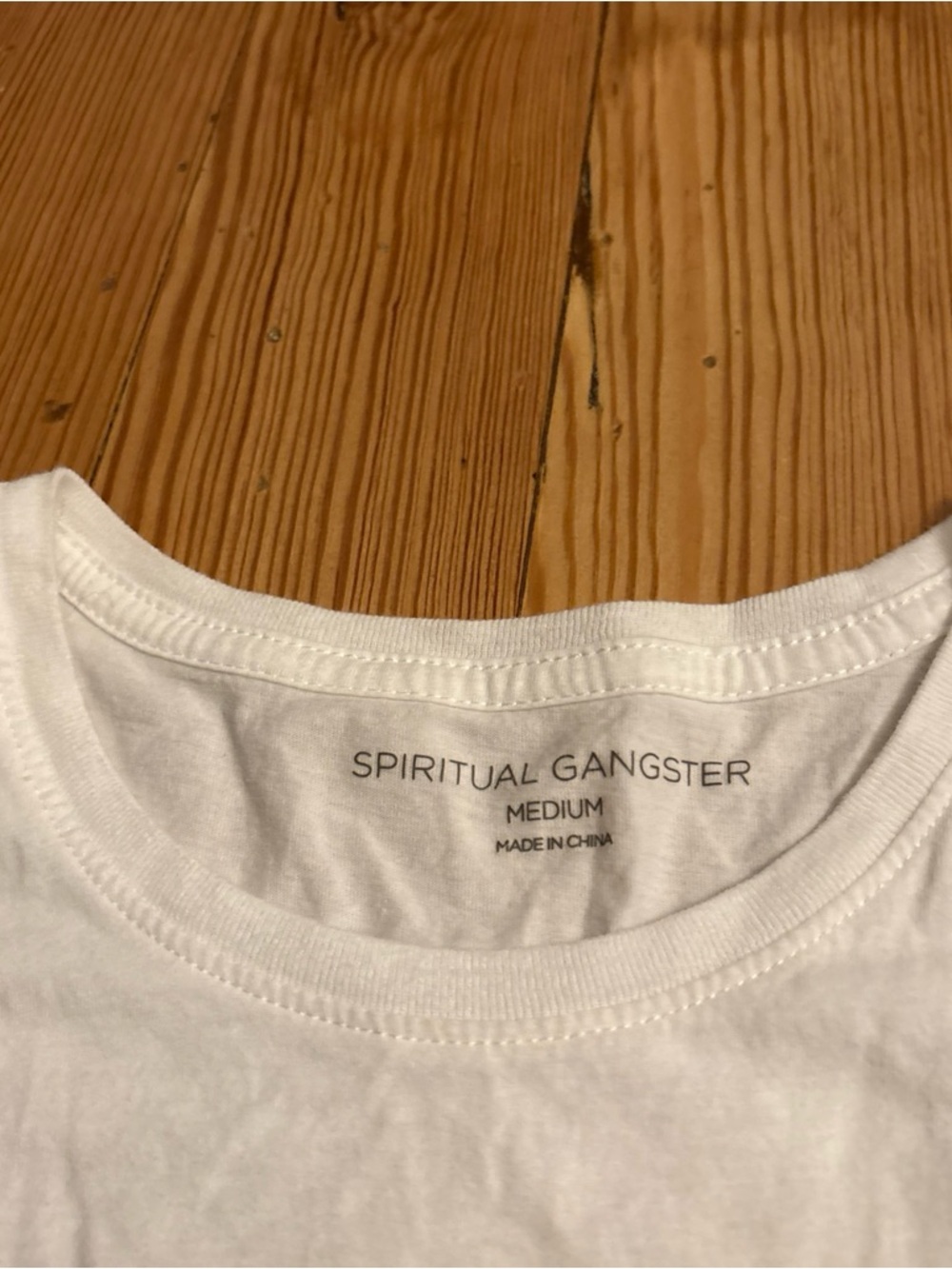 Spiritual Gangster Follow Your Soul colorful sunset white tank top size medium - Picture 2 of 5